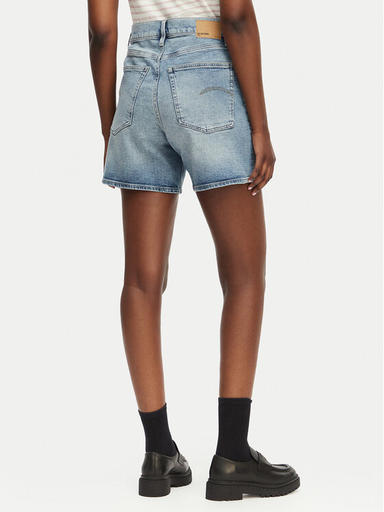 G-STAR G-Star Raw Τζιν σορτσάκια Clean Edge D28386-E205 Ανοιχτό μπλε Regular Fit