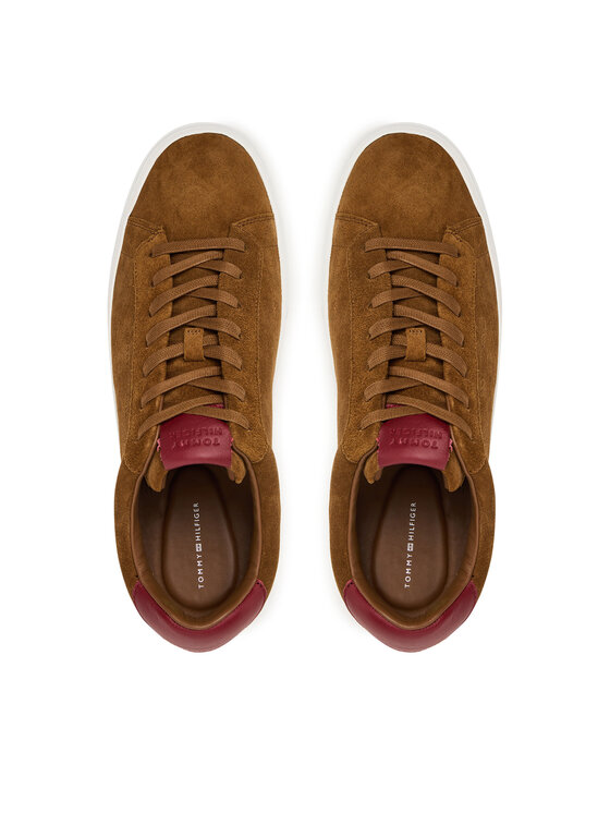 Tommy Hilfiger Sneakersy Tommy Hilfiger Premium Dress Cupsole FM0FM05573 Brązowy