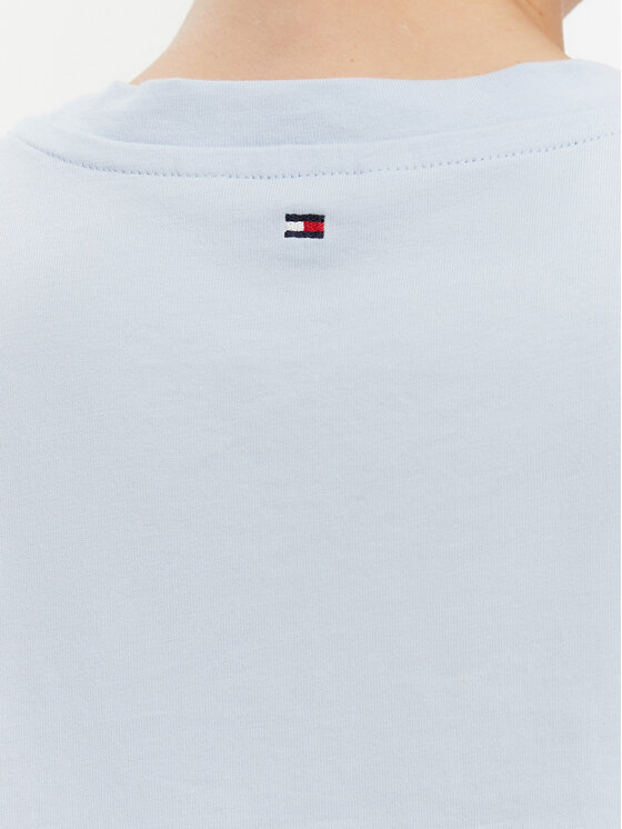 Tommy Hilfiger Tommy Hilfiger Majica WW0WW45522 Modra Regular Fit