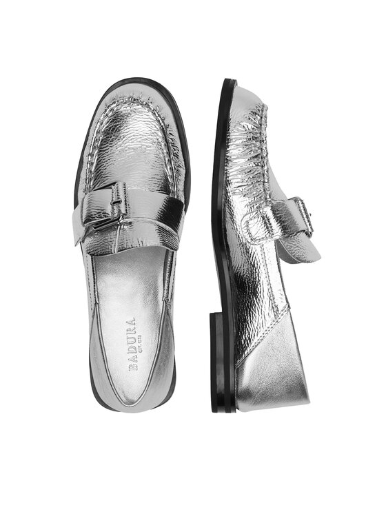Badura Mokasíny Badura CAMELLIA-V1792-255 Stříbrná