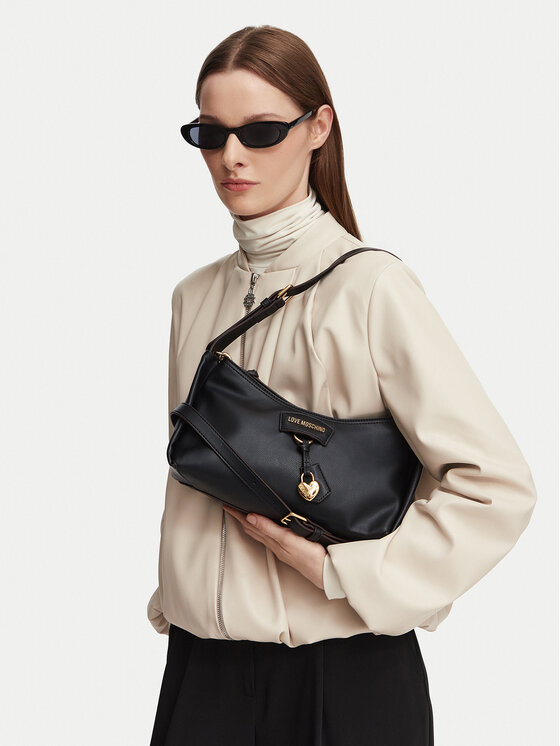 LOVE MOSCHINO Táska LOVE MOSCHINO Charmy JC4159PP1PL1300A Fekete