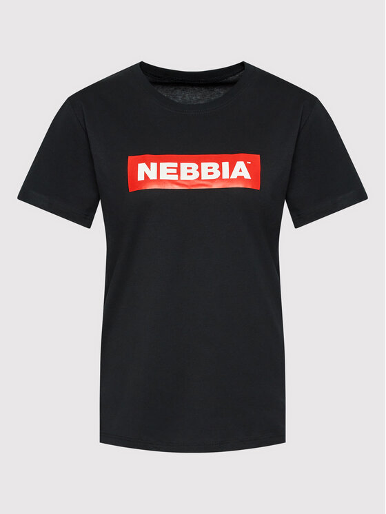 NEBBIA NEBBIA Футболка 592 Чорний Regular Fit