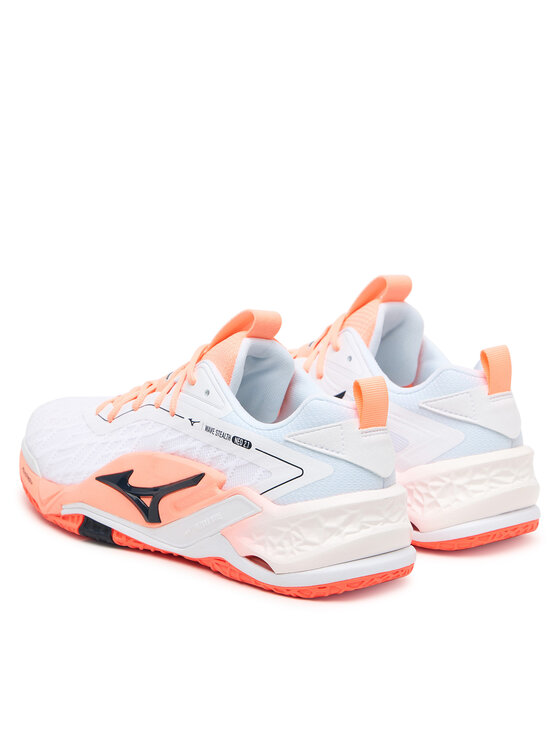 Mizuno Batai uždaroms aikštelėms Mizuno Wave Stealth Neo 2.1 X1GA2640 Balta