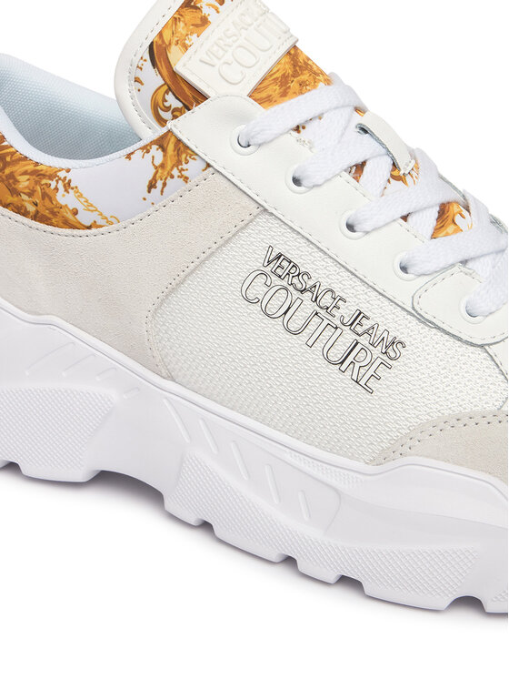 Versace Jeans Couture Снікерcи Versace Jeans Couture 80YA3SC1 Білий