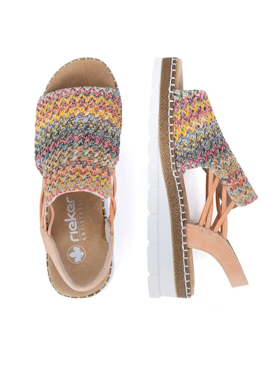 Rieker Сандали Rieker V1241-90 Цветен