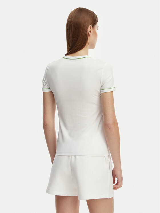 Lacoste Lacoste Camiseta TF5289 Blanco Slim Fit