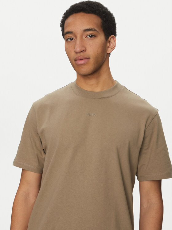 HUGO HUGO T-shirt Dapolino 50488330 Marrone Relaxed Fit