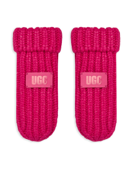 Ugg Dětské rukavice Ugg K Chunky Mitten 100030 Růžová