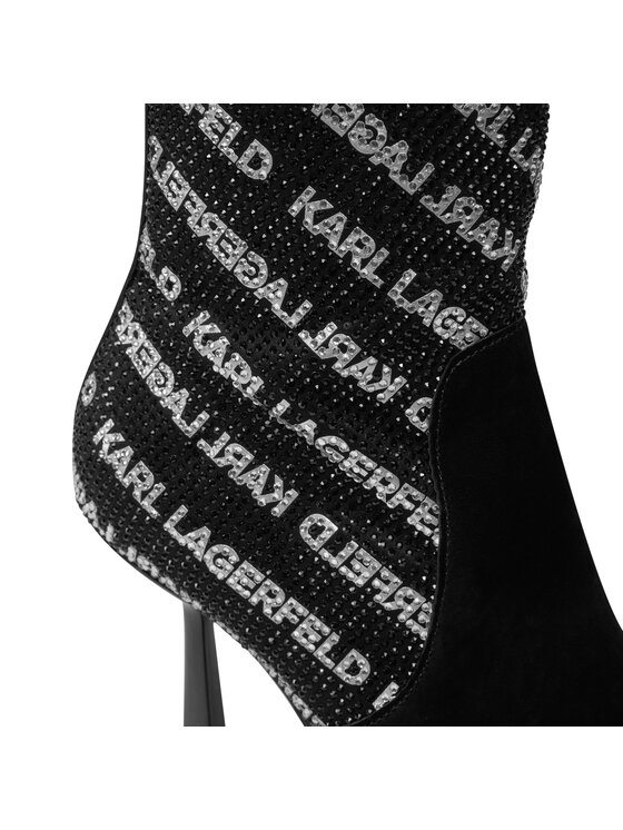 KARL LAGERFELD Боти KARL LAGERFELD KL31354 Черен