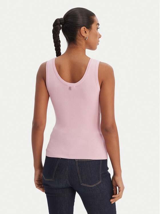 Fracomina Fracomina Top FR26ST4005K524R9 Rosa Slim Fit