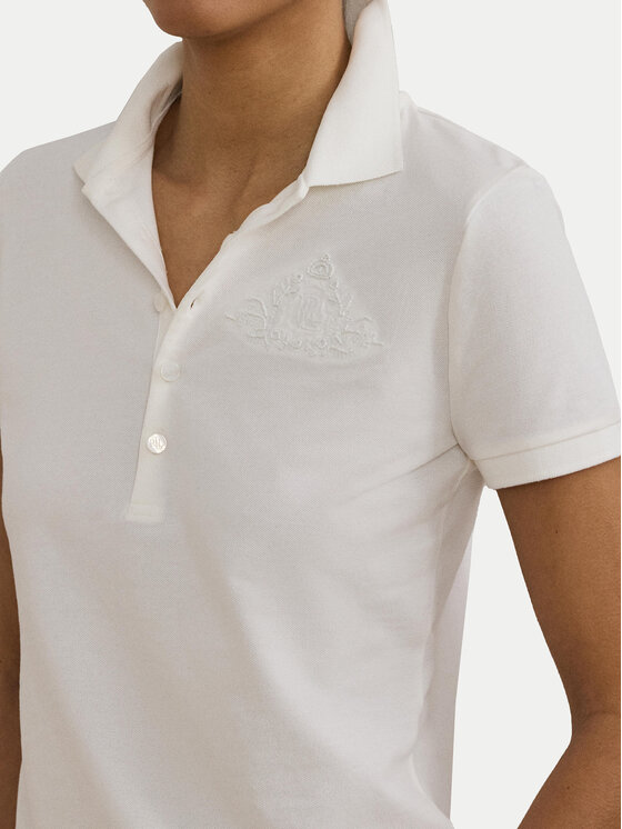 LAUREN RALPH LAUREN LAUREN RALPH LAUREN Поло 200966128001 Білий Slim Fit