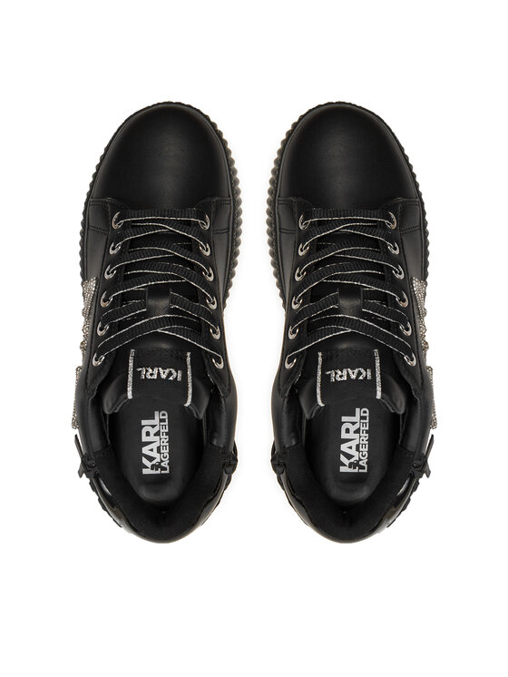 KARL LAGERFELD Sneakersy KARL LAGERFELD KL42372G Čierna