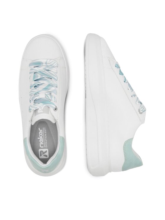 Rieker Revolution Lifestyle Snīkeri Rieker Revolution Lifestyle W1201-81 Balts