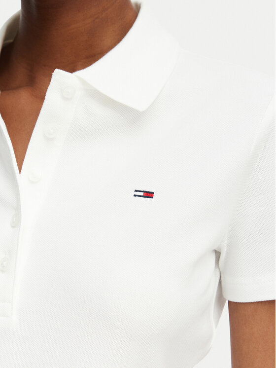Tommy Jeans Tommy Jeans Polo DW0DW22820 Crema Regular Fit