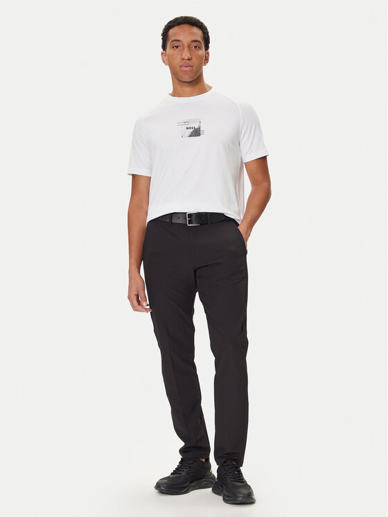 BOSS BOSS Camiseta Stripe Zone 50548093 Blanco Relaxed Fit