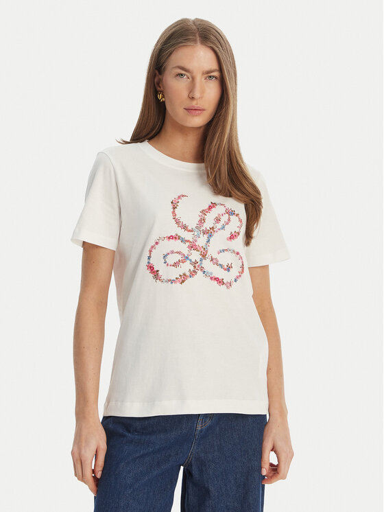 Luisa Spagnoli Luisa Spagnoli Camiseta Ballada 543153 Blanco Regular Fit