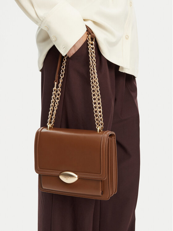 GINO ROSSI Kabelka Gino Rossi CEO-PEARLA-KQ43 Hnedá