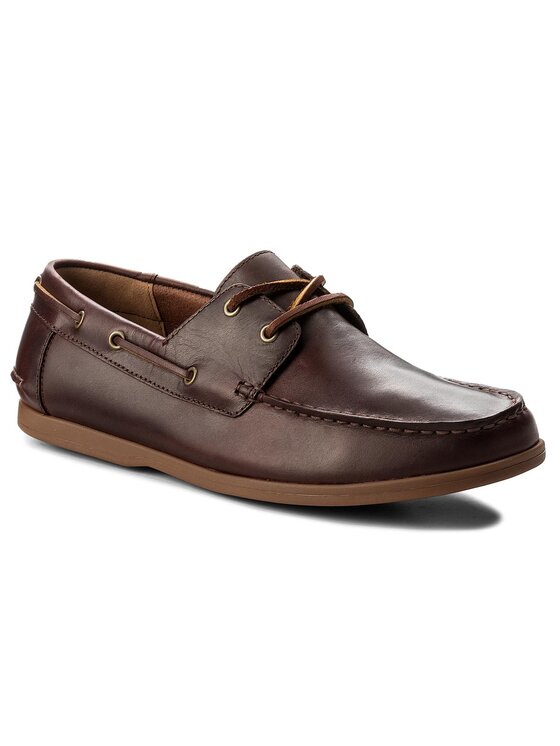Clarks Μοκασίνια Clarks Morven Sail 261324807 Καφέ