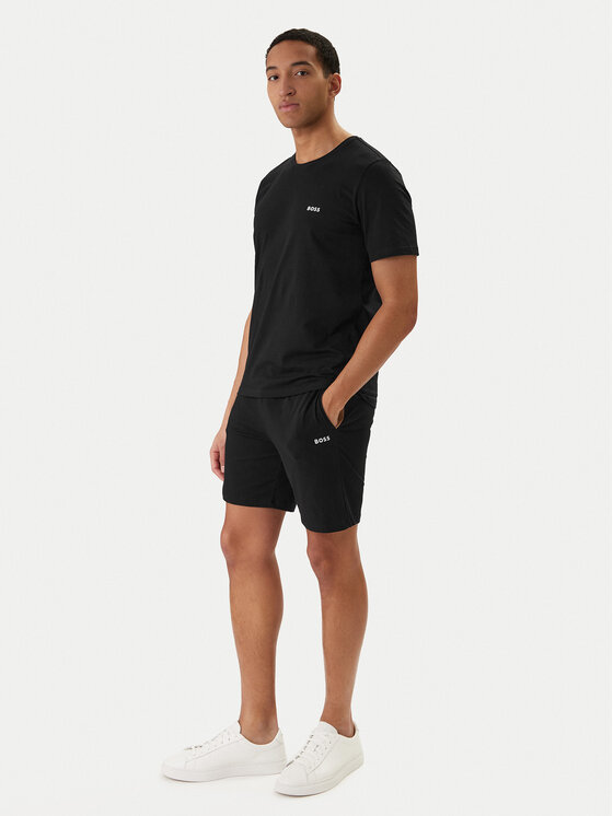 BOSS BOSS Camiseta Mix&Match 50515312 Negro Regular Fit