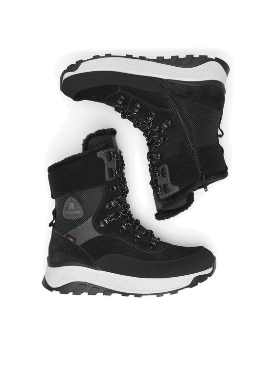 Rieker Revolution Lifestyle Trzewiki Rieker Revolution Lifestyle W0066-00 Czarny