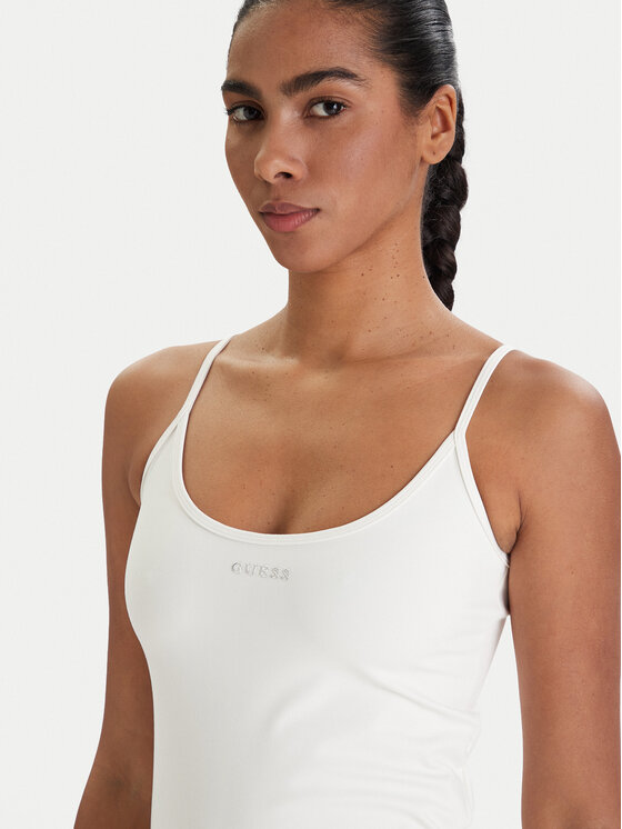 Guess Guess Top V6RP14 KD952 Écru Slim Fit