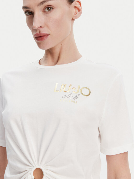 Liu Jo Liu Jo Футболка WA5139 JS923 Білий Regular Fit