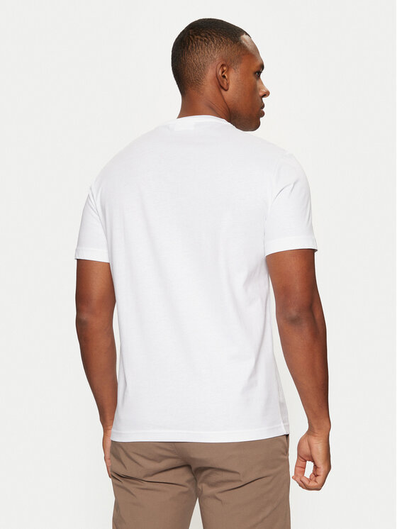 Calvin Klein Calvin Klein Camiseta Smooth Cotton T-Shirt K10K112229 Blanco Regular Fit