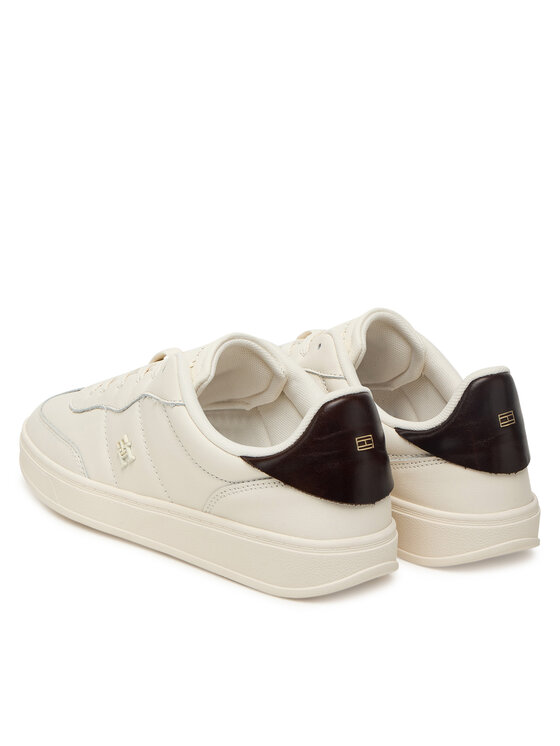 Tommy Hilfiger Snīkeri Tommy Hilfiger Heritage Shiny FW0FW08823 Balts