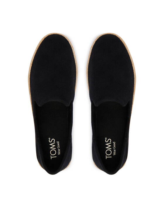 Toms Еспадрильї Toms Carolina 10020990 Чорний