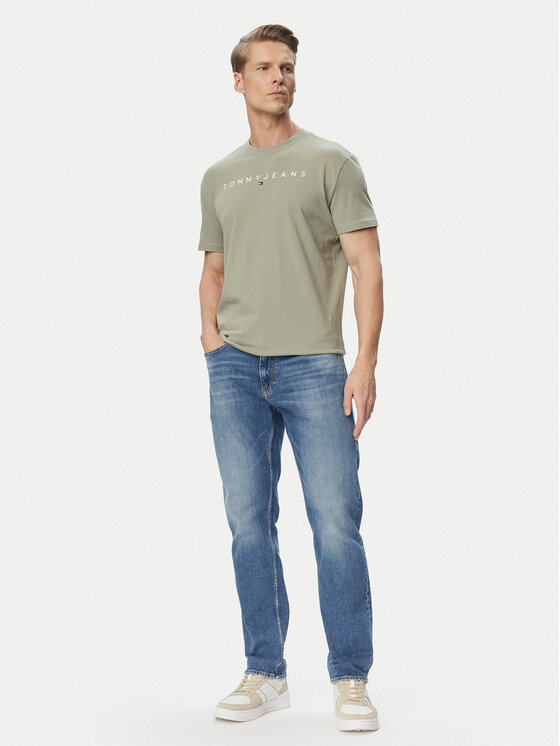 Tommy Jeans Tommy Jeans Camiseta DM0DM20744 Verde Regular Fit