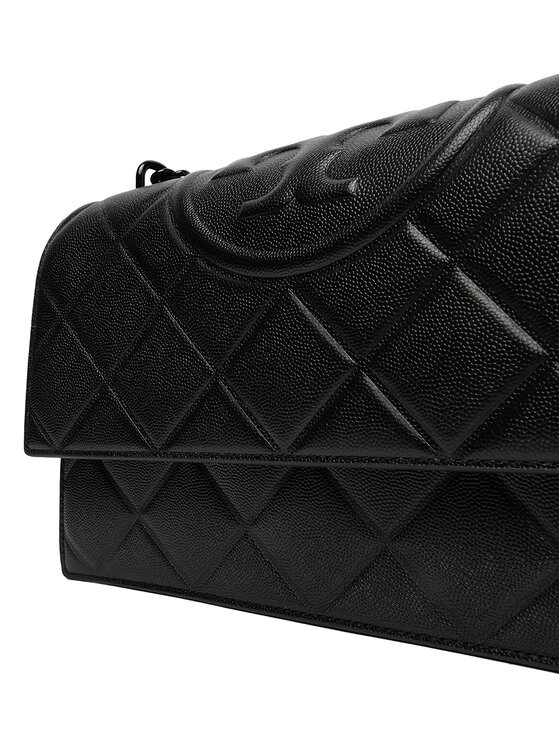 Tory Burch Borsetta Tory Burch Fleming Soft Grain Convertible Shoulder Bag 169791 Nero