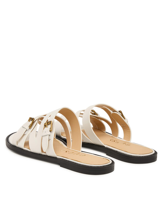 Guess Шльопанці Guess FLJGRY LEA03 Білий