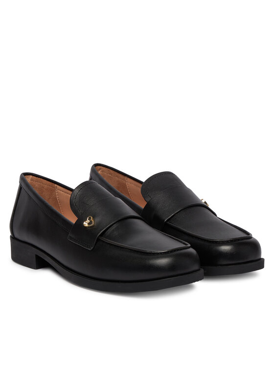 LOVE MOSCHINO Мокасини LOVE MOSCHINO JA10142G1OIA0000 Чорний