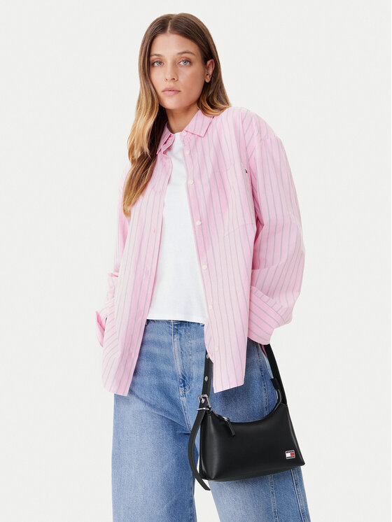 Tommy Jeans Ročna torba Tommy Jeans Tjw Cool Shoulder Bag AW0AW17873 Črna
