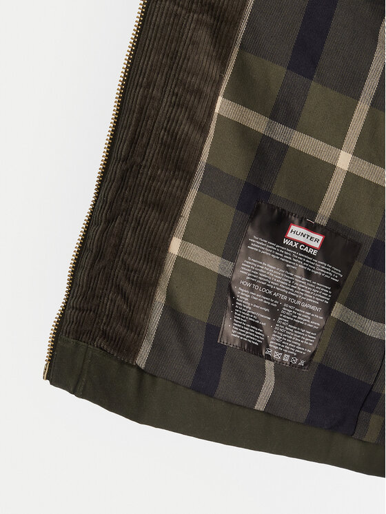 Hunter Hunter Демісезонна куртка Leith HARW0065251 Зелений Oversize