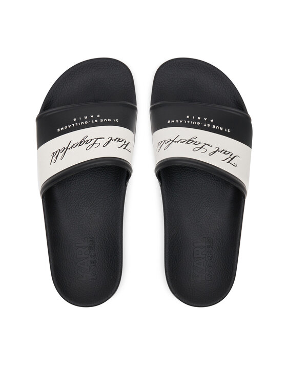 KARL LAGERFELD Шльопанці KARL LAGERFELD Kondo 2.0 KL80923 Чорний