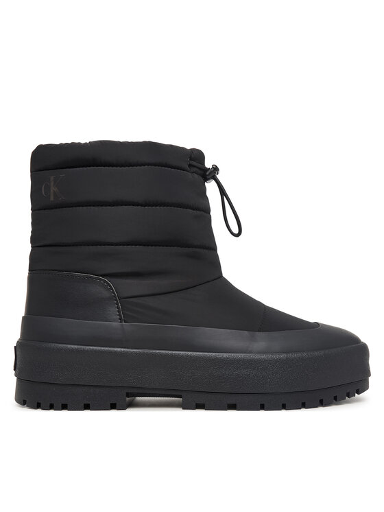 Calvin Klein Stivali da neve Calvin Klein Vulc Flatform Snowboot Nyl HW0HW03245 Nero