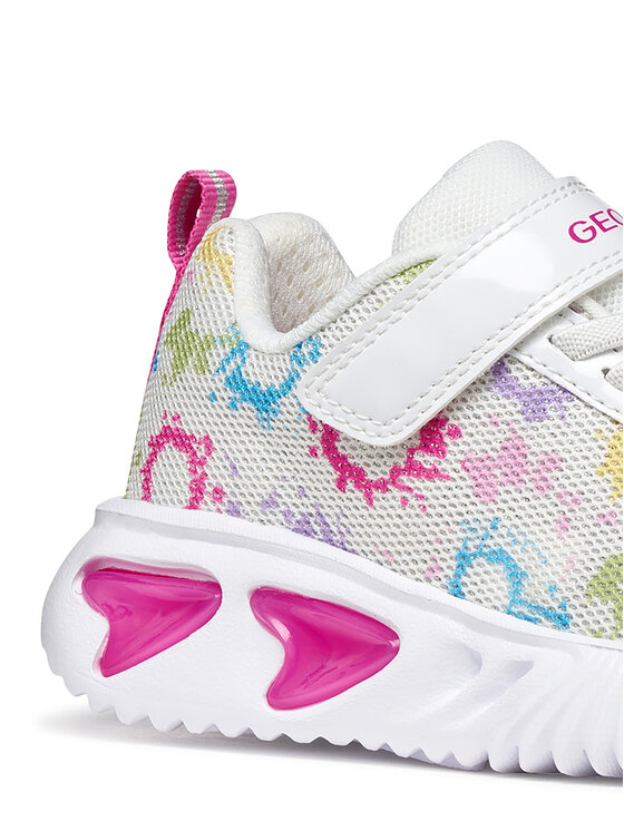 Geox Laisvalaikio batai Geox J Assister Girl J45E9B 0GFHH C0653 D Balta