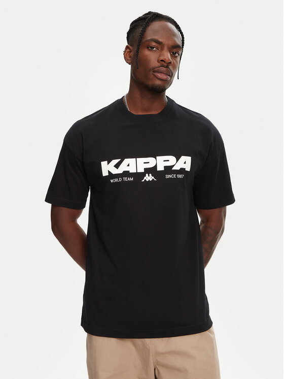Kappa Kappa T-shirt Nhisso 351S5MW Nero Regular Fit