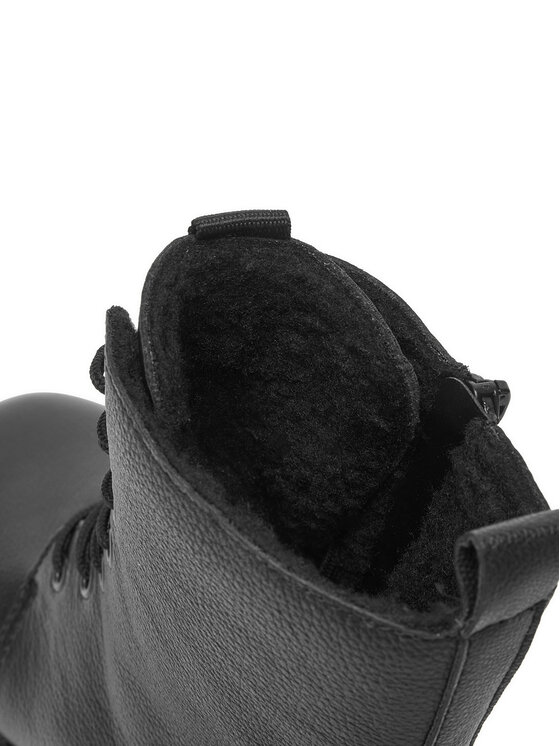 Rieker Šnurovacia obuv Rieker CEO-Z9116-00 Čierna