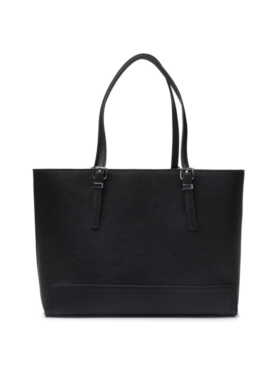 Tommy Hilfiger Kabelka Tommy Hilfiger Honey Med Tote AW0AW07294 Čierna
