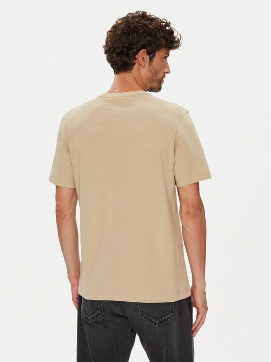 Tommy Hilfiger Tommy Hilfiger T-shirt Ess Seasonal MW0MW39995 Bež Regular Fit