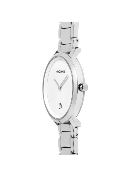 GINO ROSSI Zegarek Gino Rossi Gr Women Watch 02032211 Srebrny