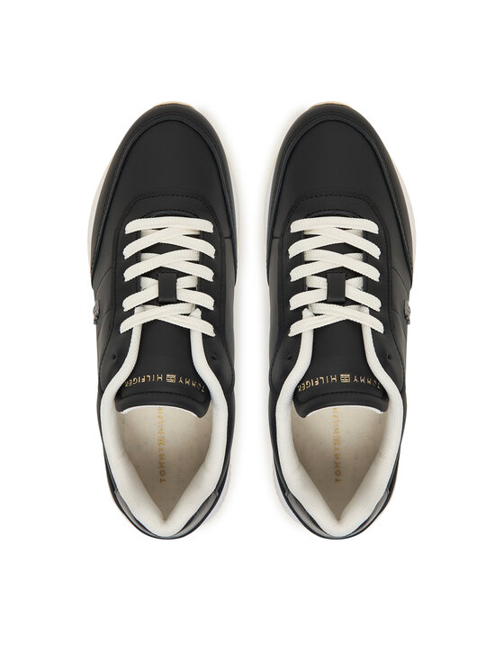 Tommy Hilfiger Laisvalaikio batai Tommy Hilfiger Chic Fashion Runner FW0FW08695 Juoda