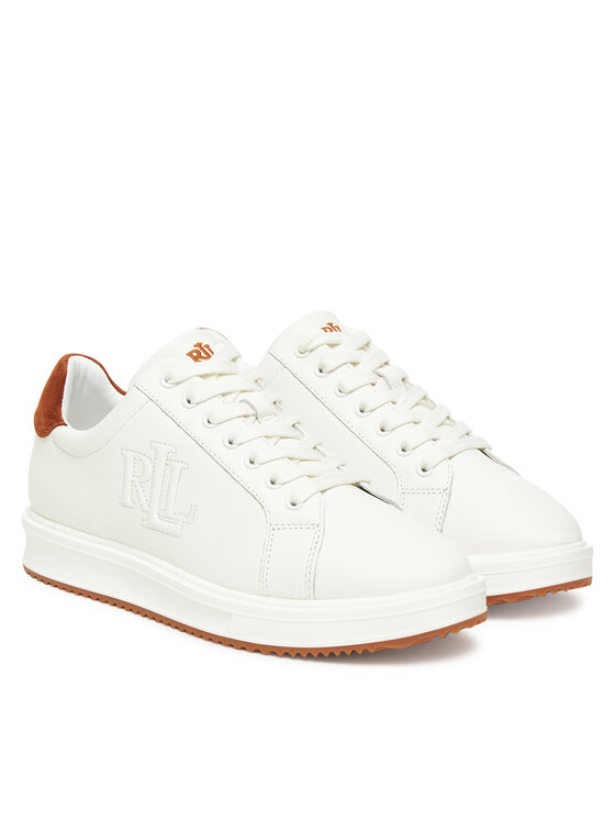 LAUREN RALPH LAUREN Sneakersy LAUREN RALPH LAUREN Ainsley Sk Ltl 802979188001 Biela