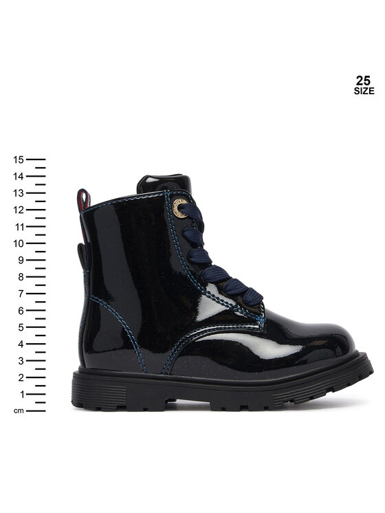 Tommy Hilfiger Šnurovacia obuv Tommy Hilfiger T1A5-35153-1237 M Tmavomodrá