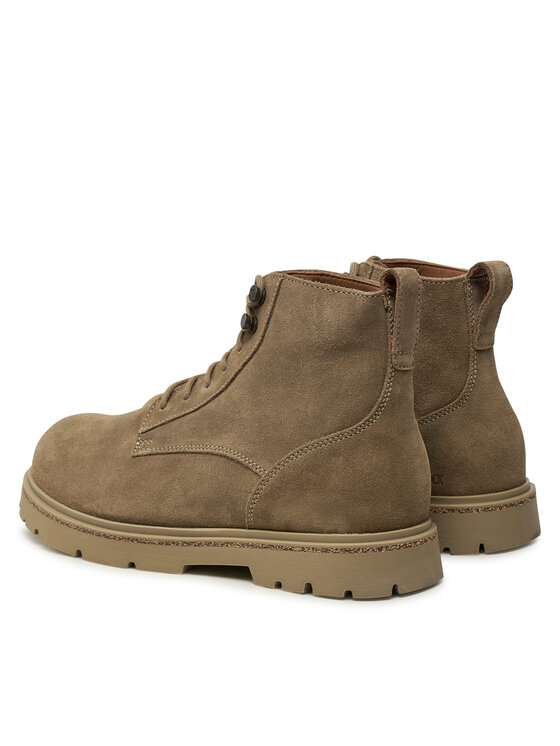Birkenstock Šnurovacia obuv Birkenstock Highwood Lace Mid M Leve 1028920 Béžová