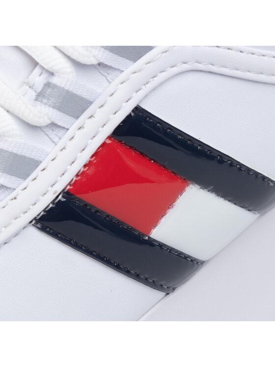 Tommy Jeans Αθλητικά Tommy Jeans High Cleated Flag Sneaker EN0EN00784 Λευκό