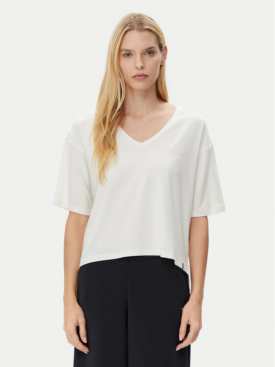 BOSS BOSS Póló CP Stripe 50535723 Krém Relaxed Fit