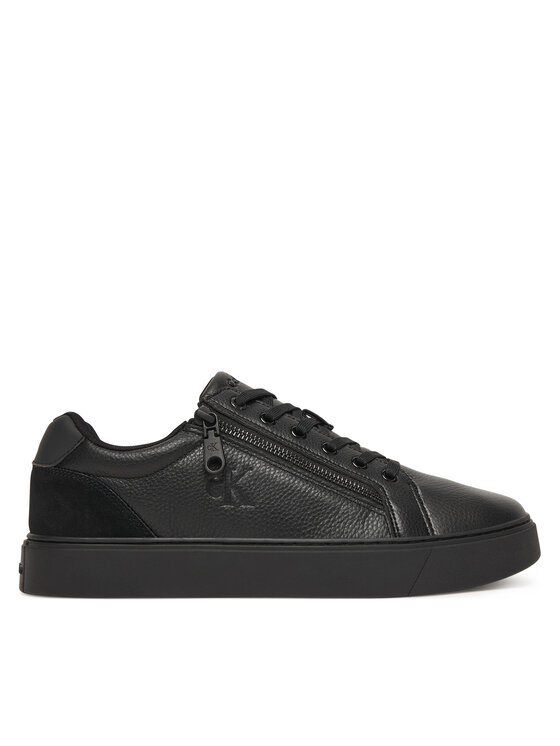 Calvin Klein Superge Calvin Klein Classic Cup Laceup Zip Lth YM0YM01437 Črna